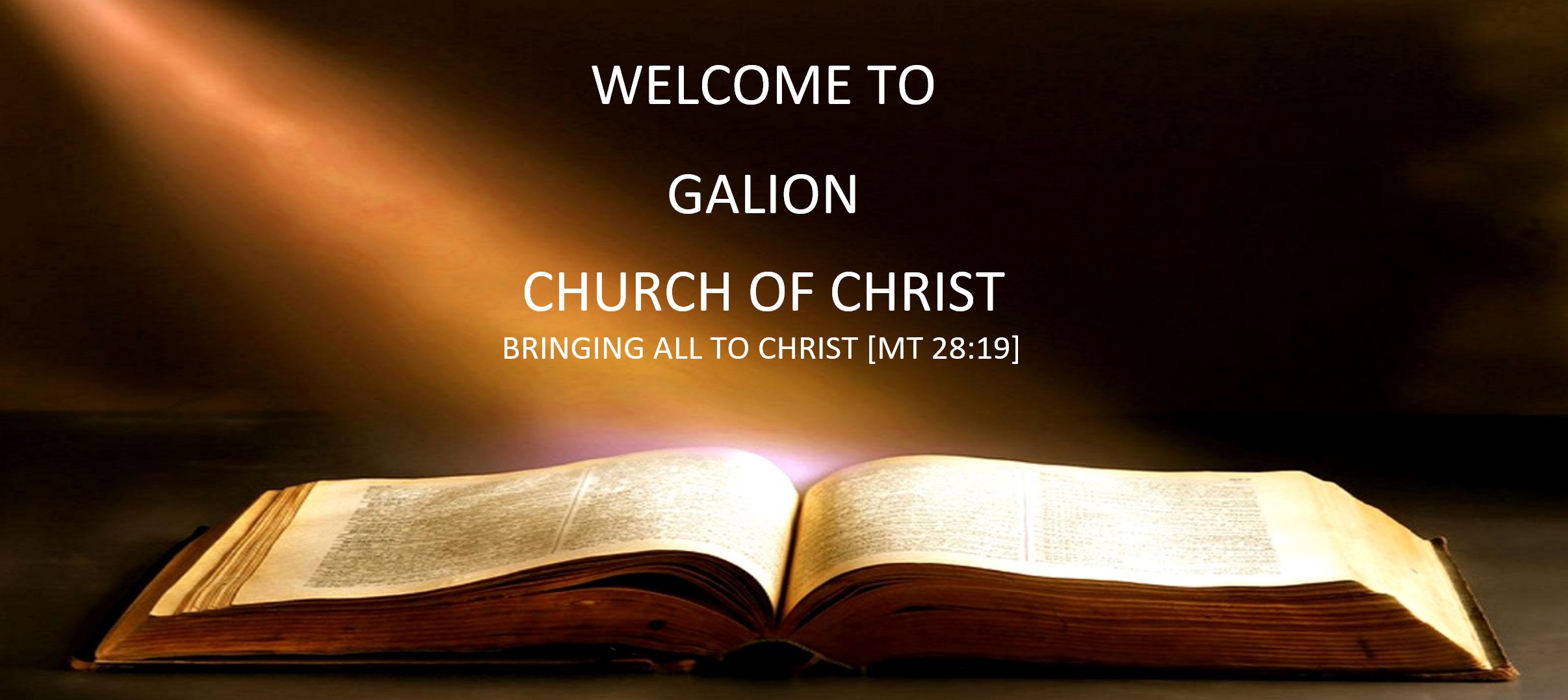 Home - Galion Church of Christ